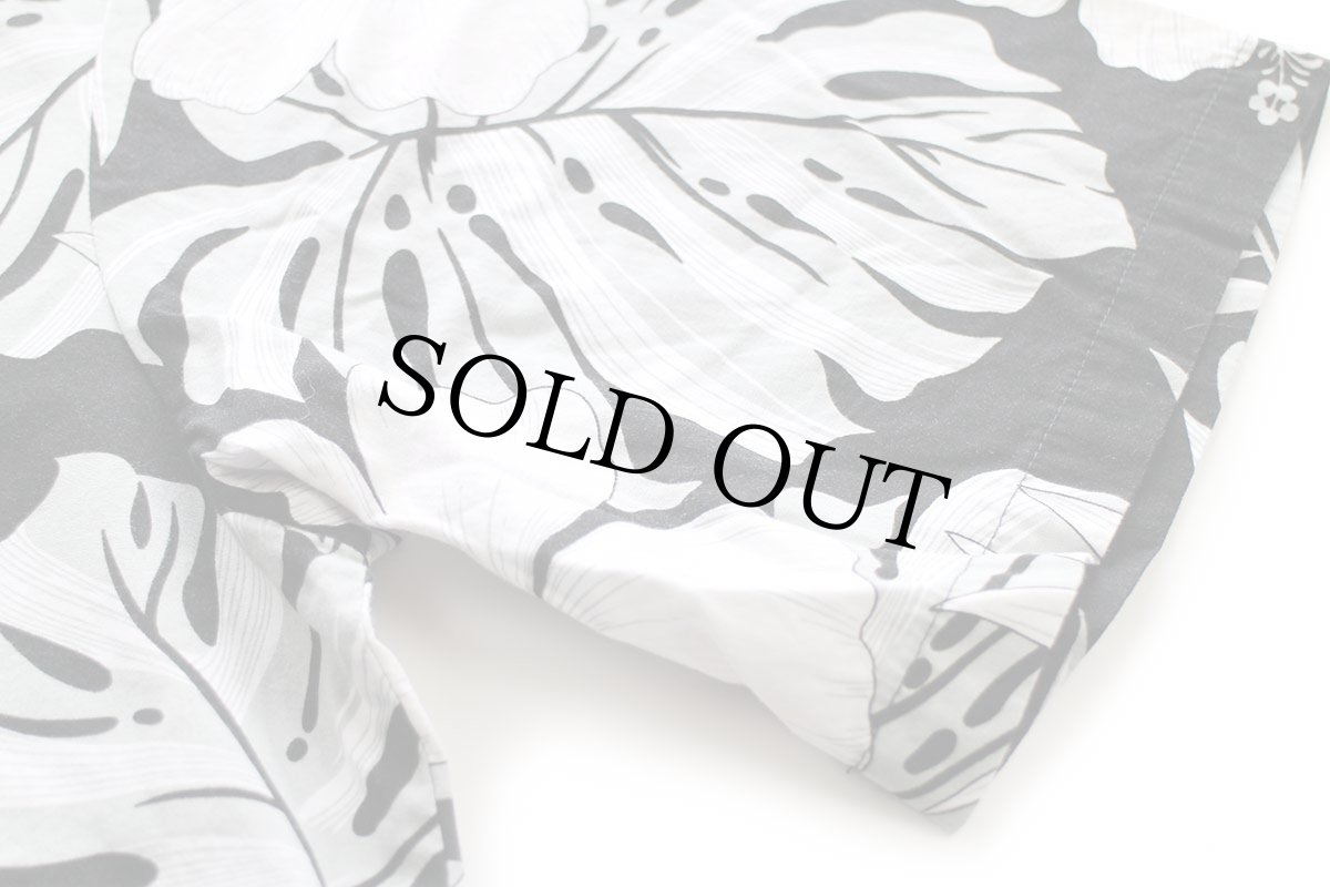 画像7: ハワイ製 PACIFIC LEGEND ハイビスカス柄 オープンカラー コットン アロハシャツ 2XL★特大 (7)