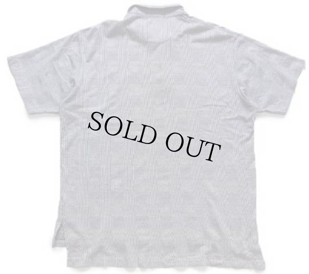 画像2: 90s USA製 ポロ ラルフローレン グレンチェック コットン ポロシャツ L (2)