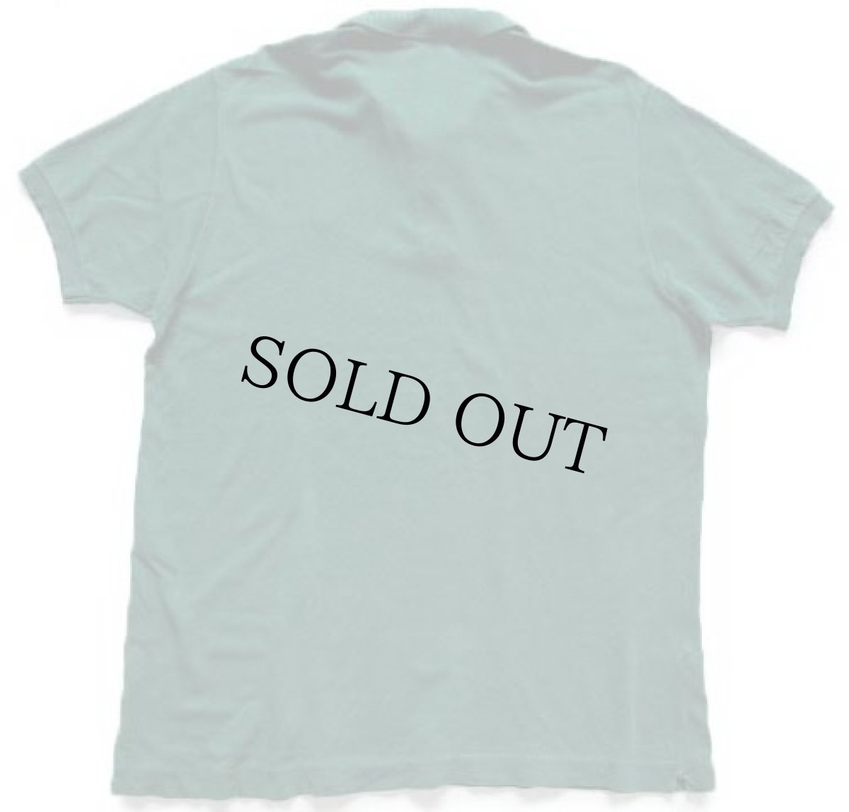 画像2: 70s フランス製 CHEMISE LACOSTE ラコステ ワンポイント コットン 鹿の子 ポロシャツ 緑 7★248 (2)