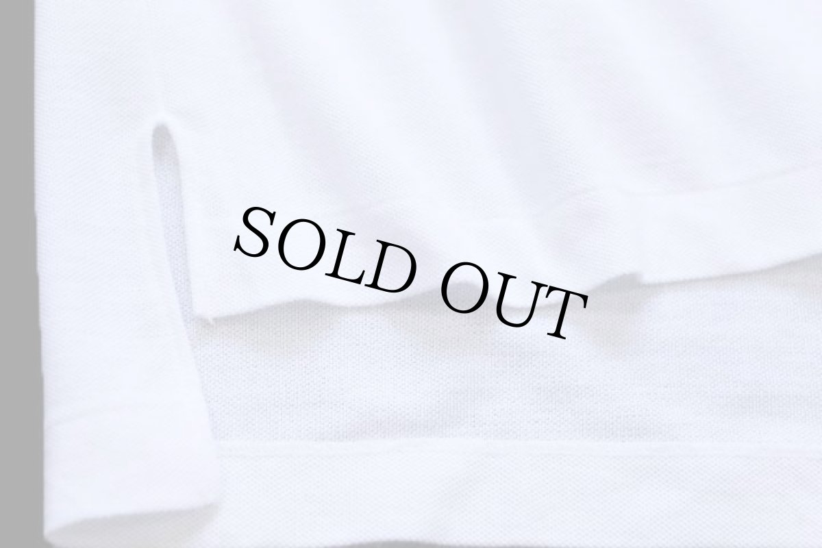 画像6: 90s Championチャンピオン TOWN OF NEW CANAAN CONNECTICUT 1801 鹿の子 ポロシャツ 白 L (6)