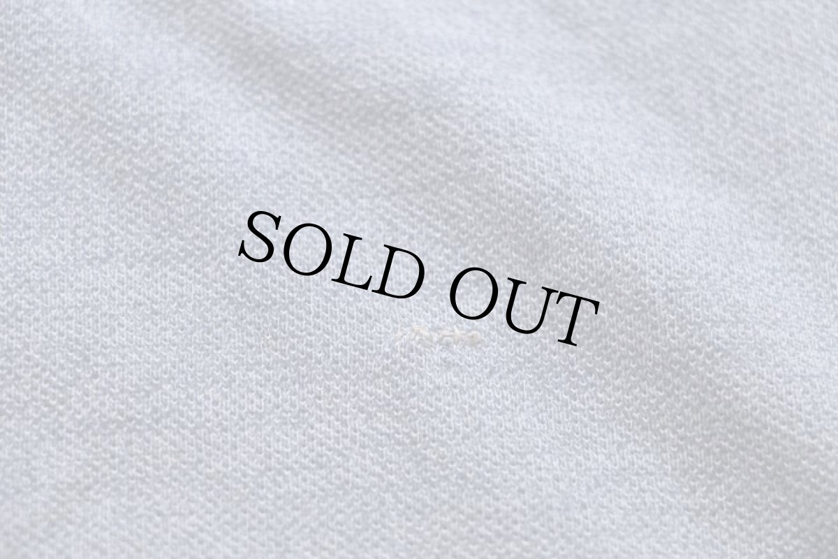 画像5: 70s フランス製 CHEMISE LACOSTE ラコステ ワンポイント コットン 鹿の子 ポロシャツ 杢ブルーグレー 4★245 (5)