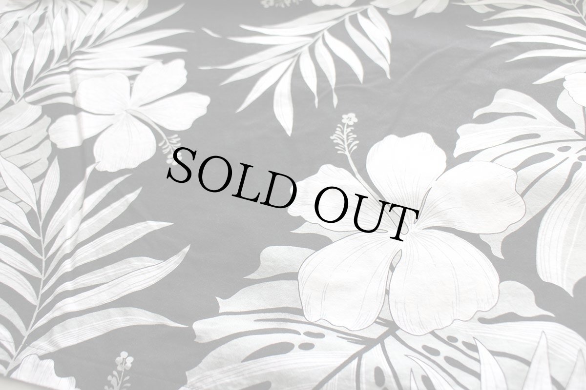 画像6: ハワイ製 PACIFIC LEGEND ハイビスカス柄 オープンカラー コットン アロハシャツ 2XL★特大 (6)