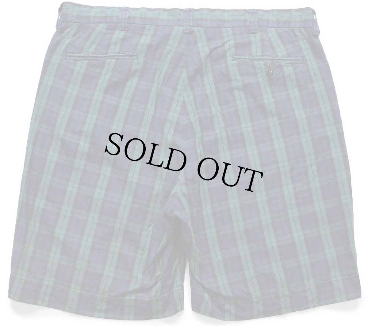 画像2: 00s ポロ ラルフローレン ブラックウォッチ タータンチェック コットン ショートパンツ 38★ショーツ (2)