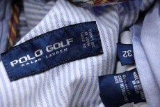画像5: 00s POLO GOLF ラルフローレン コットン オックスフォード ショートパンツ サックス 32★ショーツ (5)