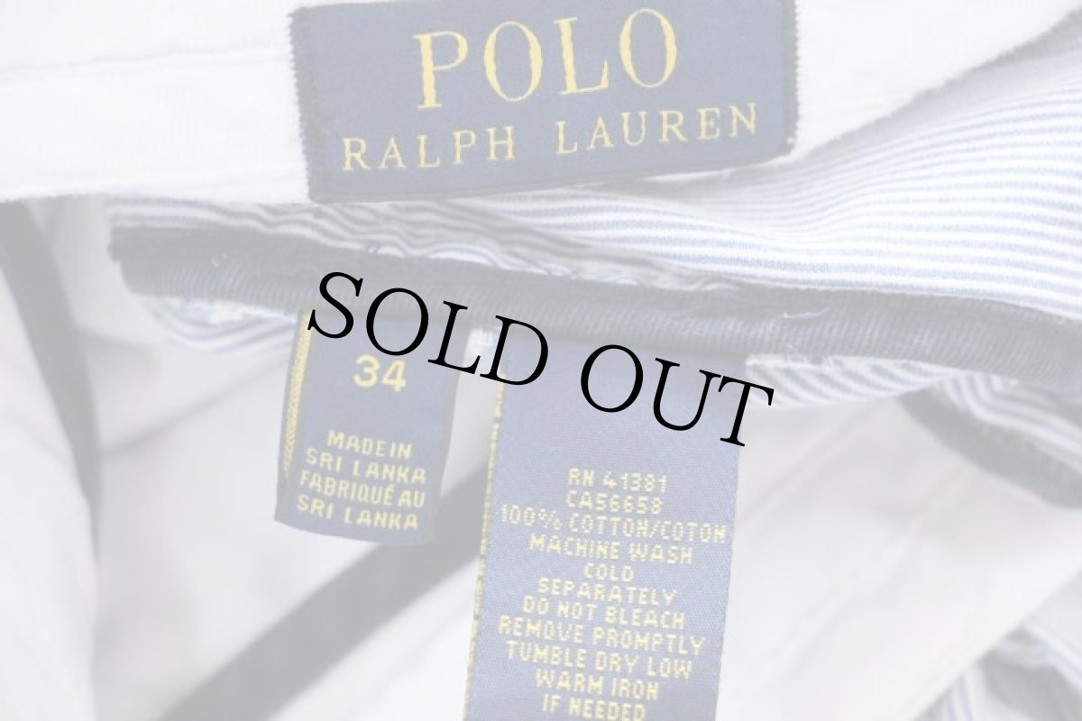 画像5: ポロ ラルフローレン ストライプ コットン カーゴ ショートパンツ 34★ショーツ (5)