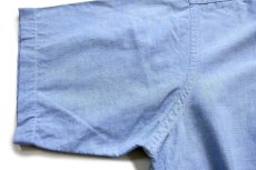 画像6: 90s USA製 Brooks Brothersブルックスブラザーズ SPORT SHIRT ワンポイント ボタンダウン 半袖 オックスフォード コットンシャツ L (6)