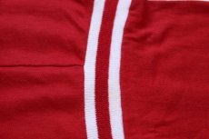 画像6: 70s USA製 ARTEX OKLAHOMA FOOTBALL SOONERS アメフト コットン フットボールTシャツ 濃赤 (6)