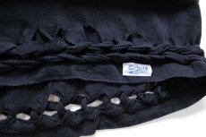 画像5: 90s USA製 SALEM NFL DALLAS COWBOYS レイヤードネック&スリーブ 編み込み カスタム コットンTシャツ 黒 XL (5)