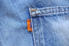 画像5: 70s Levi'sリーバイス 葉っぱタブ 567 カットオフ デニム ショートパンツ ヒゲ w34★ショーツ (5)