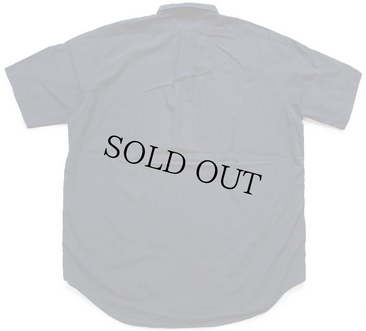 画像2: 00s ラルフローレン BLAKE ワンポイント ボタンダウン 半袖 コットンシャツ 黒 フェード L (2)