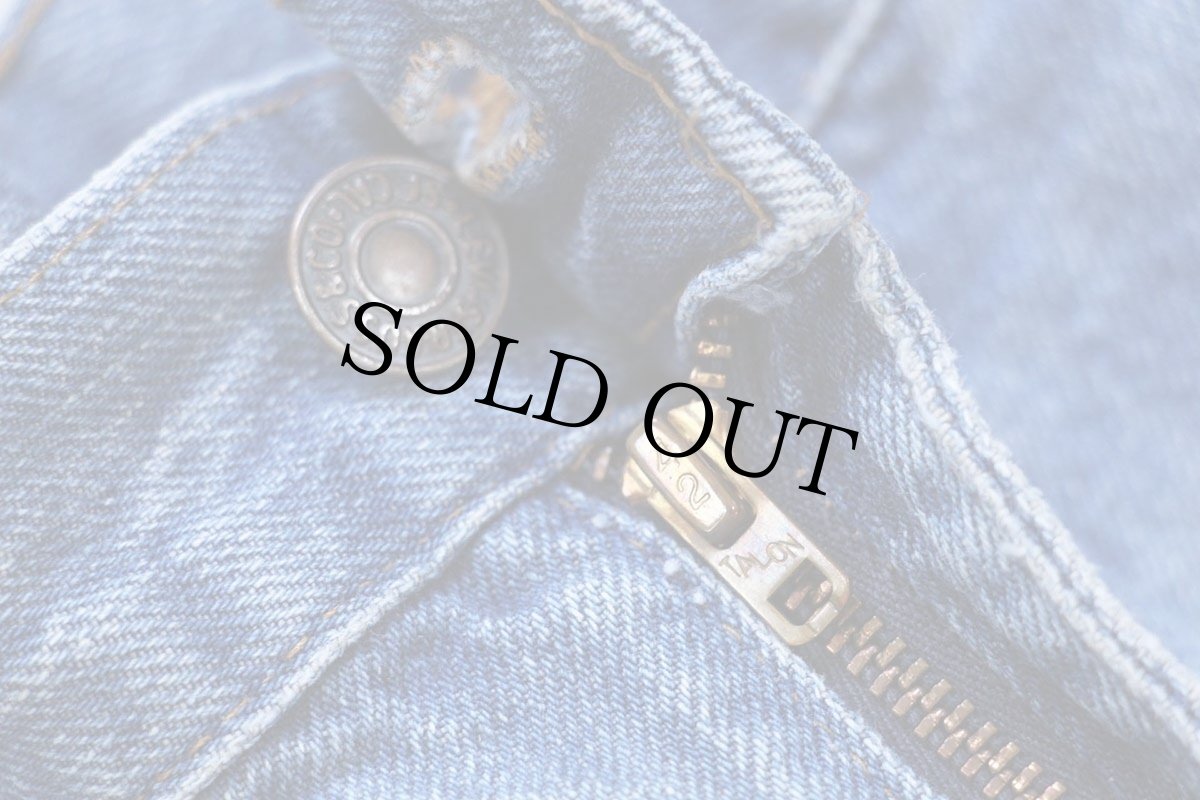 画像6: 70s Levi'sリーバイス 葉っぱタブ 567 カットオフ デニム ショートパンツ ヒゲ W34★ショーツ (6)