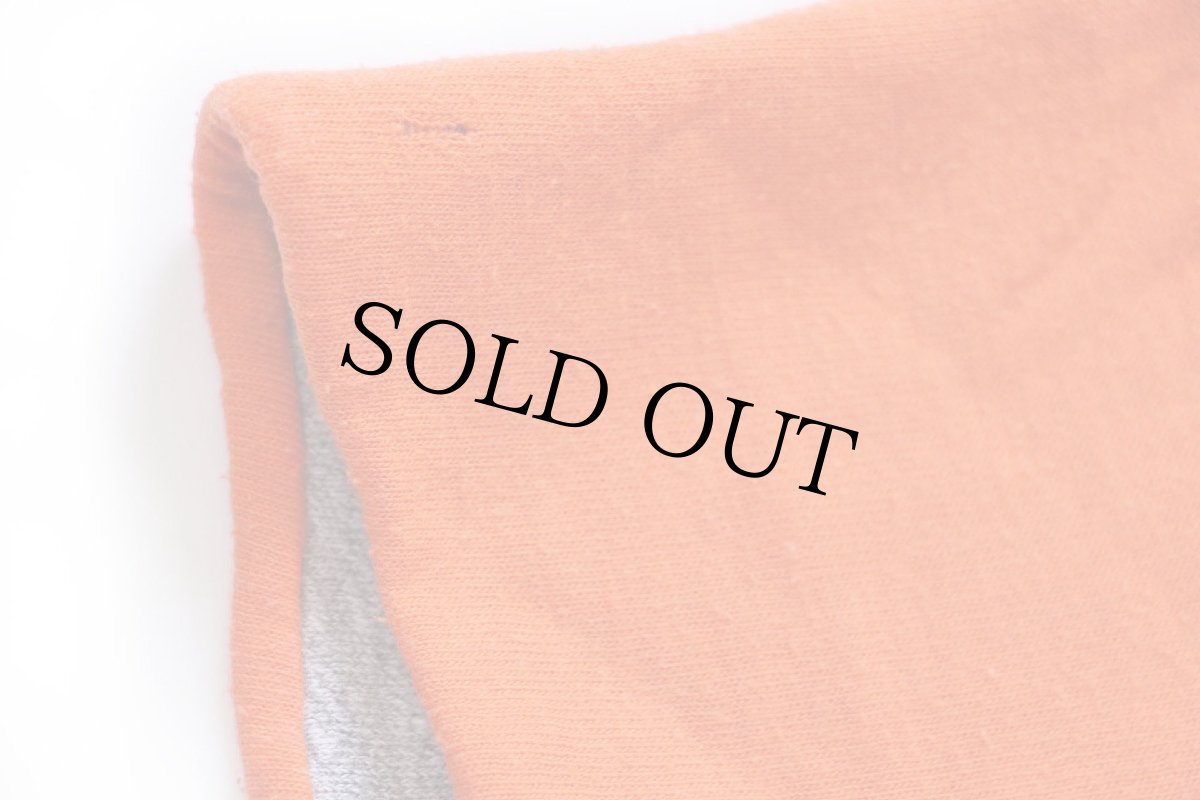 画像5: 80s NFL BRONCOS アメフト ひび割れプリント リバーシブルTシャツ オレンジ×杢グレー (5)