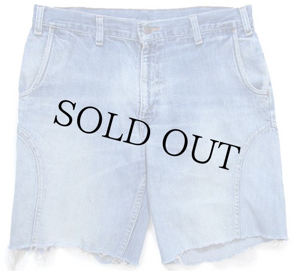 70s Levi'sリーバイス 葉っぱタブ 567 カットオフ デニム
