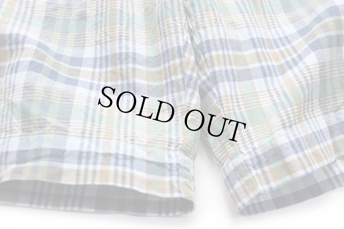 画像6: 90s ポロ ラルフローレン マドラスチェック コットン ショートパンツ w34★ショーツ インド綿 (6)