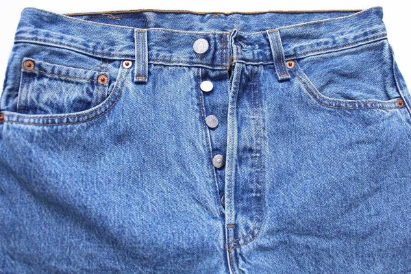 90s USA製 Levi'sリーバイス 501 カットオフ デニム ショートパンツ
