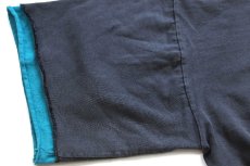 画像7: 90s USA製 SALEM NFL MIAMI DOLPHINS レイヤードネック&スリーブ コットンTシャツ 黒 フェード XL (7)