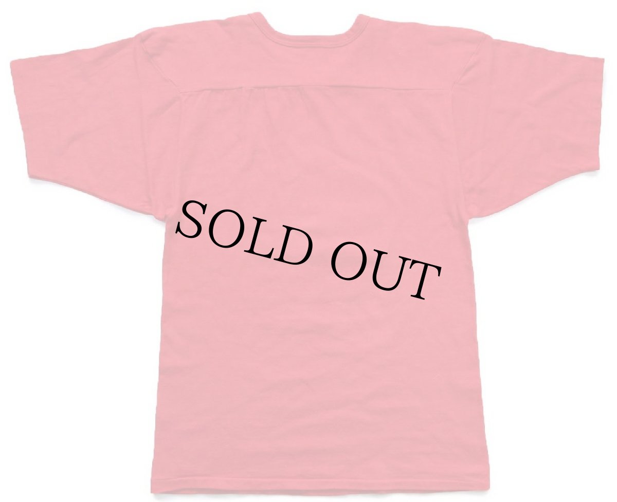 画像2: 80s OSU OHIO STATE BUCKEYES アメフト Vネック コットン フットボールTシャツ 赤 (2)