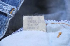 画像4: 70s Levi'sリーバイス 葉っぱタブ 567 カットオフ デニム ショートパンツ ヒゲ w34★ショーツ (4)