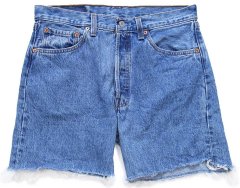 90s USA製 Levi'sリーバイス 550 ブラックデニム ショートパンツ