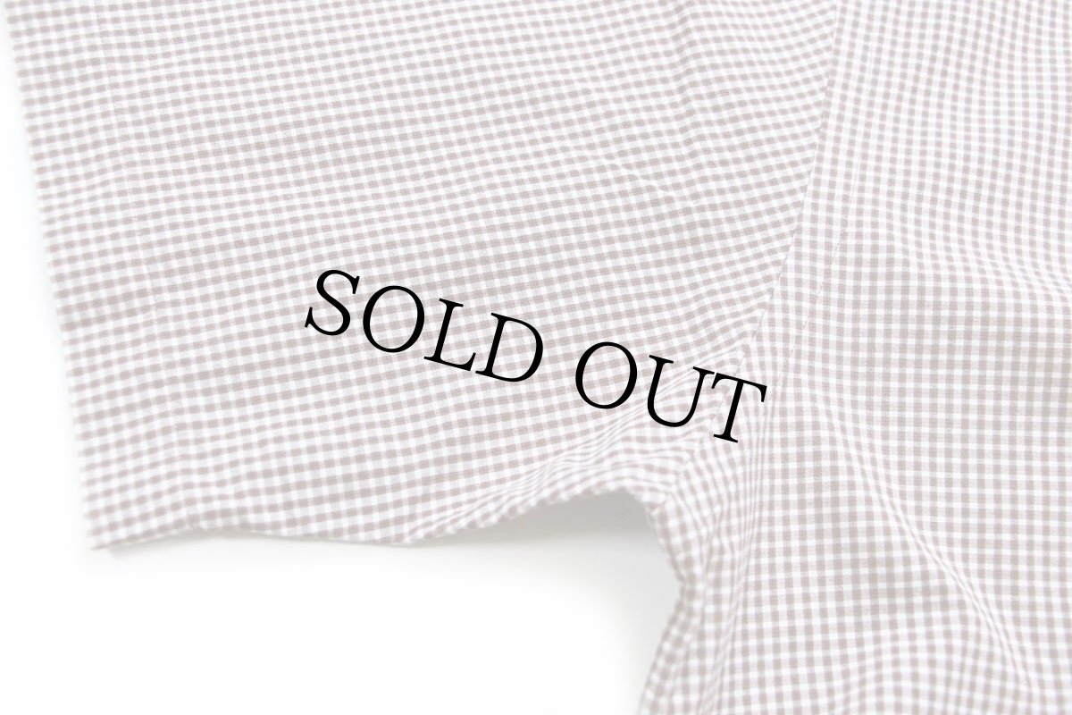 画像6: 00s ラルフローレン BLAKE ギンガムチェック ボタンダウン 半袖 コットンシャツ 茶×白 S (6)