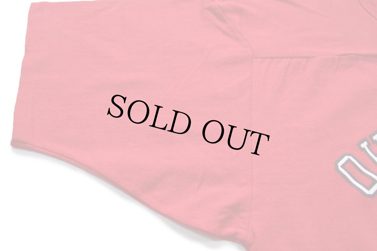 画像6: 80s OSU OHIO STATE BUCKEYES アメフト Vネック コットン フットボールTシャツ 赤 (6)