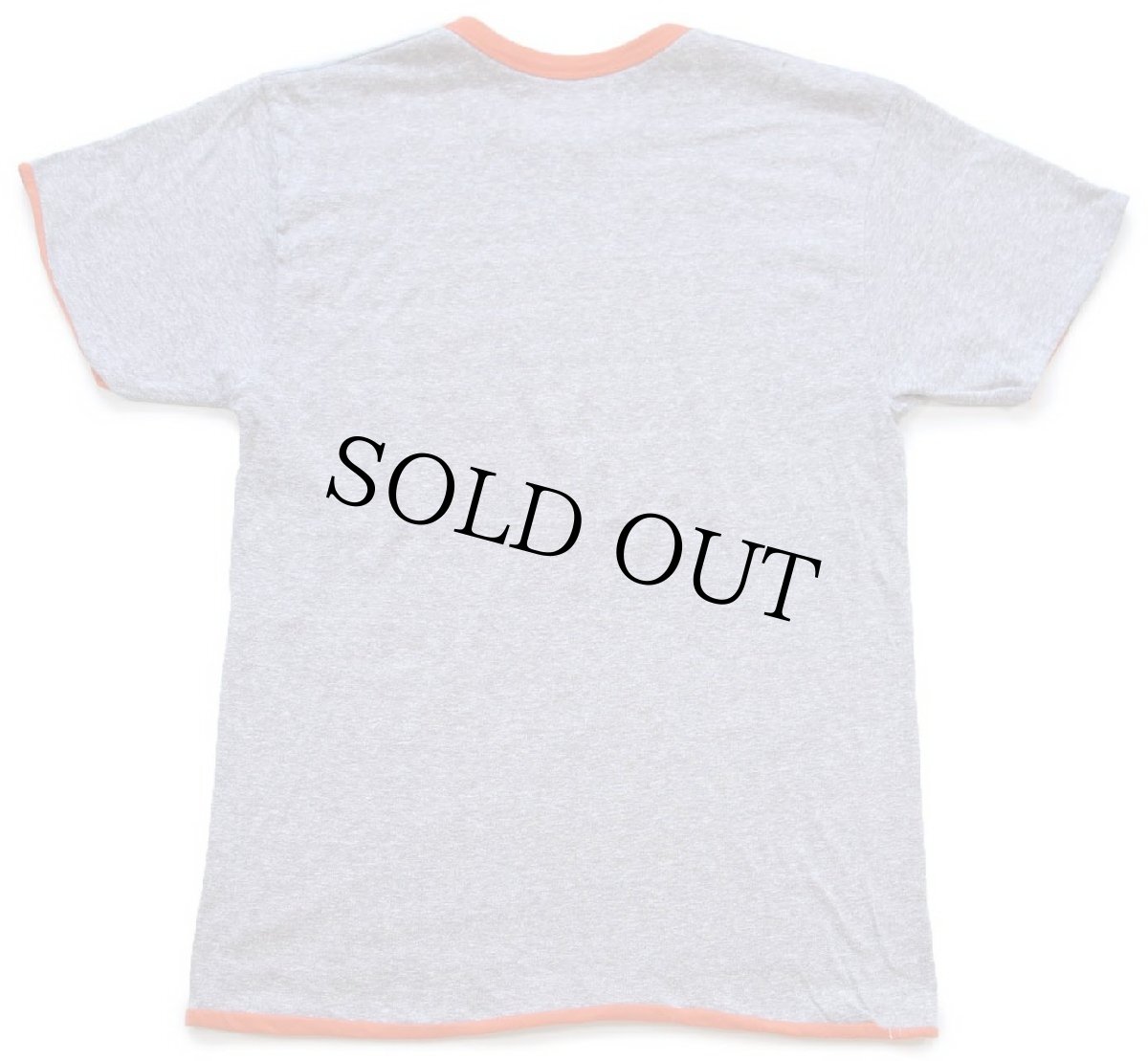 画像7: 80s NFL BRONCOS アメフト ひび割れプリント リバーシブルTシャツ オレンジ×杢グレー (7)