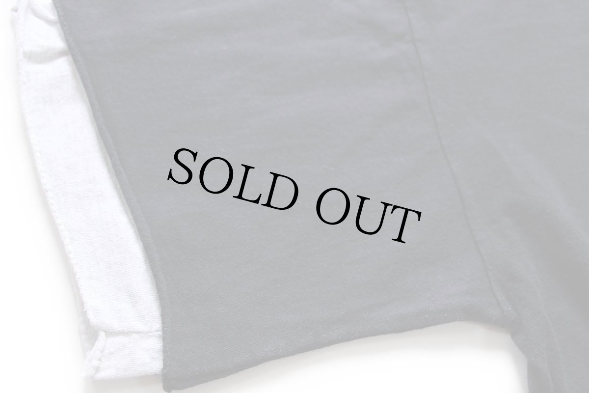 画像6: 90s USA製 SALEM NFL DALLAS COWBOYS レイヤードネック&スリーブ 編み込み カスタム コットンTシャツ 黒 XL (6)