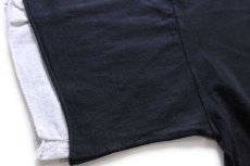 画像6: 90s USA製 SALEM NFL DALLAS COWBOYS レイヤードネック&スリーブ 編み込み カスタム コットンTシャツ 黒 XL (6)
