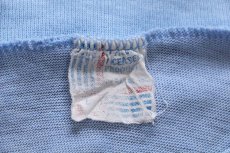 画像5: 80s NFL DETROIT LIONS アメフト 染み込みプリント Tシャツ 水色 L (5)