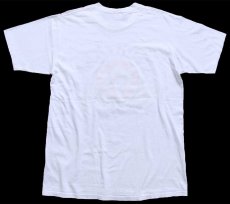 画像3: 80s USA製 Goucher College オールドイングリッシュ コットンTシャツ 白 XL (3)