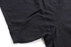 画像6: USA製 Chefwear 無地 半袖 バンブーシャツ 黒 2X★特大 (6)