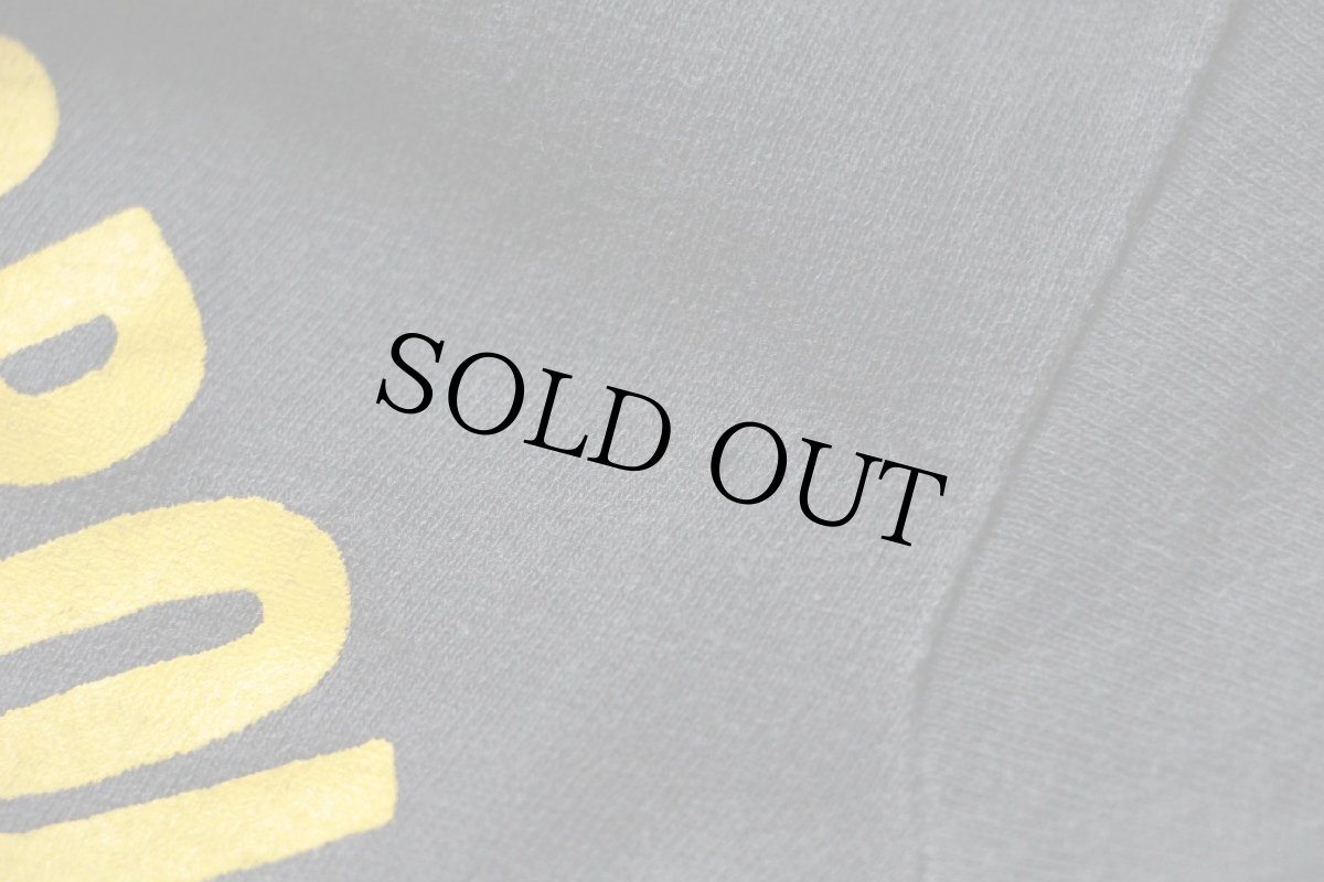 画像5: 70s USA製 RUSSELLラッセル COTTAGE GROVE PEE-WEE GIANTS 三段中抜き 14 ナンバリング コットンTシャツ 炭黒 BOYS L (5)