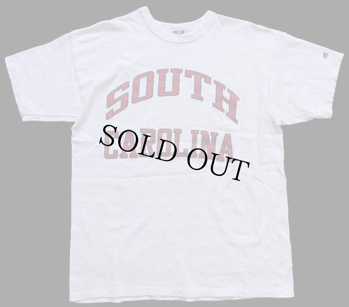 画像2: 90s USA製 Championチャンピオン SOUTH CAROLINA Tシャツ 杢ライトグレー XL (2)
