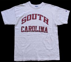 画像2: 90s USA製 Championチャンピオン SOUTH CAROLINA Tシャツ 杢ライトグレー XL (2)