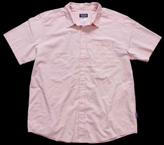 完璧わいふによる patagoniaパタゴニア 90s 織り柄 コットン 半袖 ストライプ トップス