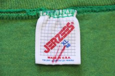 画像4: 90s USA製 MICHAEL WATERS MEMORIAL LEAGUE ブルドッグ マスコット ひび割れプリント Tシャツ 黄緑 XL (4)