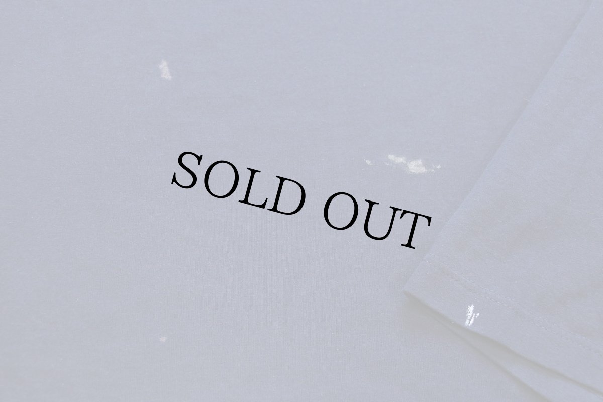 画像6: 80s USA製 Championチャンピオン OLD DOMINION UNIVERSITY ひび割れプリント ペンキ飛び Tシャツ 紺 L (6)