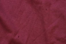 画像6: 70s USA製 RUSSELLラッセル AHS FACULTY コットンTシャツ バーガンディ L (6)