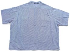 画像2: 90s USA製 JCPenney BIGMACビッグマック ヒッコリー ストライプ コットン 半袖 ワークシャツ カスタム★超特大 (2)