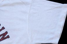画像6: 80s WISCONSIN バッキー マスコット 染み込みプリント Tシャツ 白 (6)