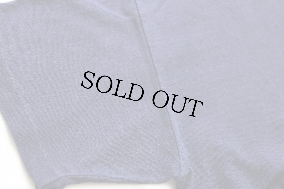 画像6: 70s USA製 RUSSELLラッセル SHAWNEE MISSION SOUTH ANCHORETTES ひび割れプリント コットンTシャツ 紺 フェード (6)