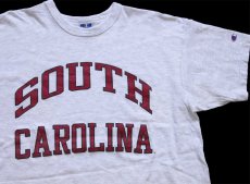 画像1: 90s USA製 Championチャンピオン SOUTH CAROLINA Tシャツ 杢ライトグレー XL (1)