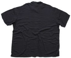 画像2: USA製 Chefwear 無地 半袖 バンブーシャツ 黒 2X★特大 (2)