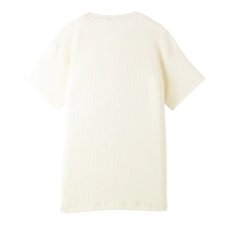 画像2: THERMAL Short Sleeve Crew Tee Natural 新品★USA製 オーガニックコットン 半袖サーマルシャツ ナチュラル (2)