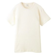 画像1: THERMAL Short Sleeve Crew Tee Natural 新品★USA製 オーガニックコットン 半袖サーマルシャツ ナチュラル (1)