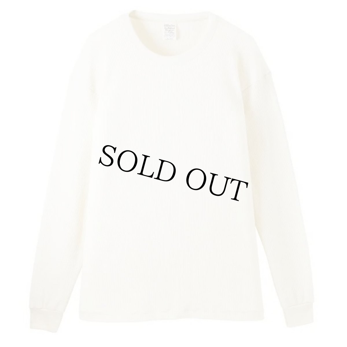 画像1: THERMAL Long Sleeve Crew Tee Natural 新品★USA製 オーガニックコットン サーマルシャツ ナチュラル (1)