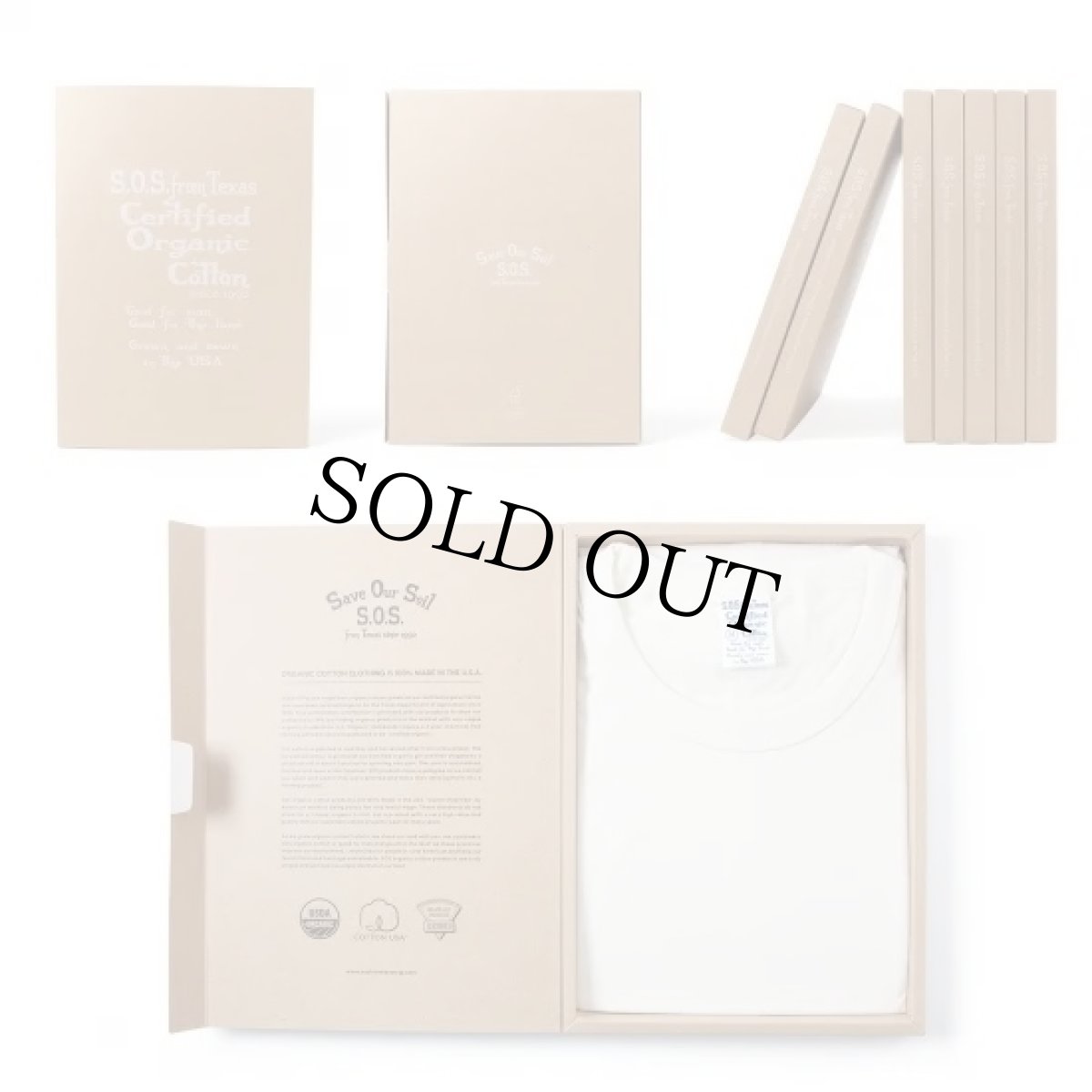 画像7: THERMAL Long Sleeve Crew Tee Natural 新品★USA製 オーガニックコットン サーマルシャツ ナチュラル (7)