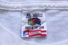 画像5: 90s USA製 R.O.J. FRED'S BULLHORNS OF 95 ロデオ ポケット付き コットンTシャツ 白 XL (5)