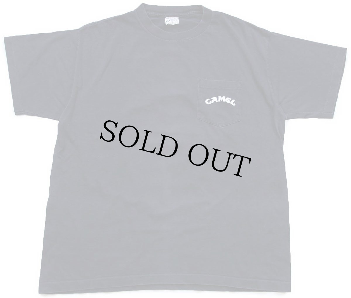 画像2: 90s USA製 CAMEL キャメル BOSTON アイスホッケー コットン ポケットTシャツ 黒 XL (2)