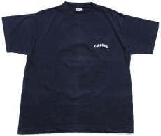 画像2: 90s USA製 CAMEL キャメル BOSTON アイスホッケー コットン ポケットTシャツ 黒 XL (2)